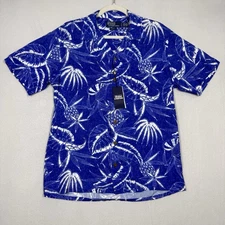 Polo Ralph Lauren Shirt Men Small Classic Fit Hoffman Camp Print Loop Collar NWT