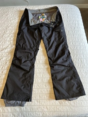 Burton Dry ride Ski Snowboarding Pants Black Women s Size L