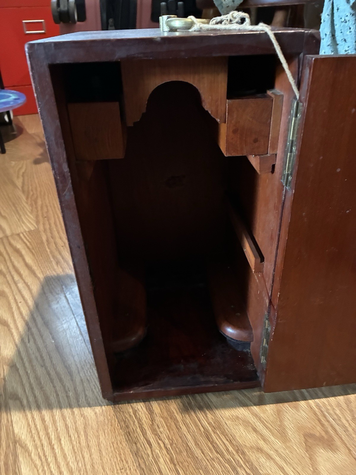 Beautiful Microscope In Original Case Vintage Antique