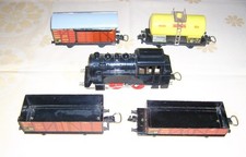 funktionsfähige BR80 mit 4 Güterwaggons  Stadtilm Spur S  DDR