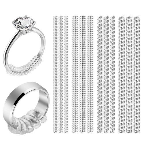 ARCUAT Ring Sizers for Loose Rings, Ring Size Adjuster Spacer Tightener | 12 Pac