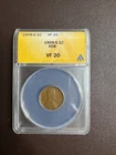 1909s VDB Lincoln Wheat Penny ANACS VF20