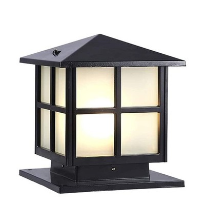 Outdoor Post Lights Fixture, Modern Yard Entry Outdoor Column Lights with Alu...