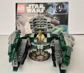 LEGO Star Wars Yoda&rsquo;s Jedi Starfighter 75168 - With Minifigures & Manual - Used