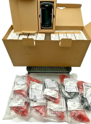 LOT OF 9 Zebra TC70 Android TC700H-KC11ES-NA PDA QR Barcode Scanner W/ CBL-TC7X