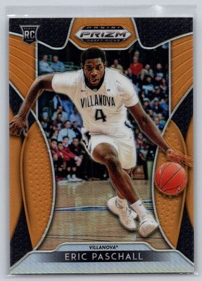 2019 Panini Prizm Draft Picks Prizms Neon Orange #40 Eric Paschall /149