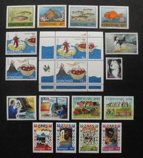 FÄRÖER  MICHEL Nr.: 256/71 Jg. 1994 kpl. postfrisch (K 0737)