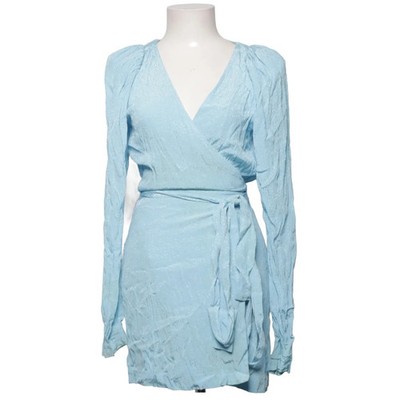 ROTATE Birger Christensen, Wickelkleid, Größe: 38, Blau, Polyester/Viskose #HsF