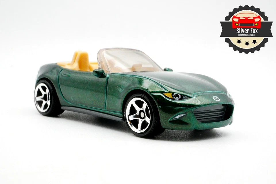 Mazda MX-5 2015 MIATA HIGHLAND MICA VERDE ESCALA 1/64 DIECAST MODELO DE COCHE DE COLECCIONISTA Foto 4 de 4