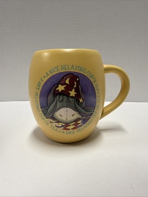 Disney Eeyore A Nice Relaxing Cup Of Tea yellow Coffee Mug