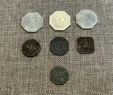 7 Münzen Notgeld verschiedener Städte 20-iger Jahre