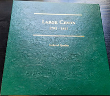 Large Cent Collection Littleton Book 54 Coins In Total Some Nice Examples
