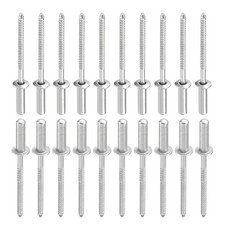 100Pack 3.2mmx13mm (DxL) Blind Rivets 304 Stainless Steel Dome Closed End Rivet