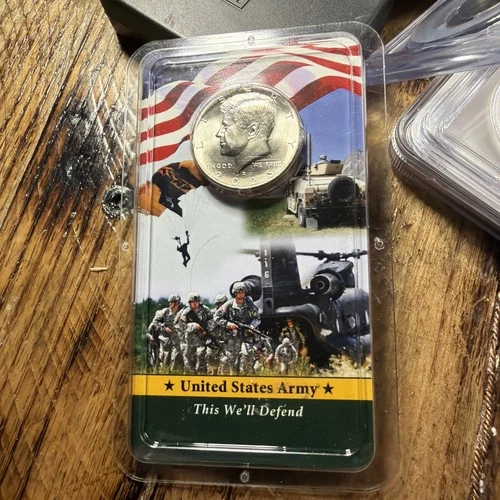 2025 D Kennedy Half-Last Year Of The Series Since 1964. In US Army Holder