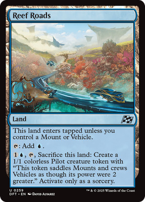 x4 Reef Roads DFT Aetherdrift MTG 259 UNCOMMON M/NM 4x