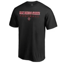 Fanatics San Diego State Football Men’s 5X Black Tshirt (New)