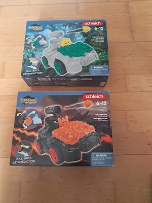SCHLEICH ELDRADOR MINI CREATURE 2x LAVA u. Jungle CRASHMOBILE NEU