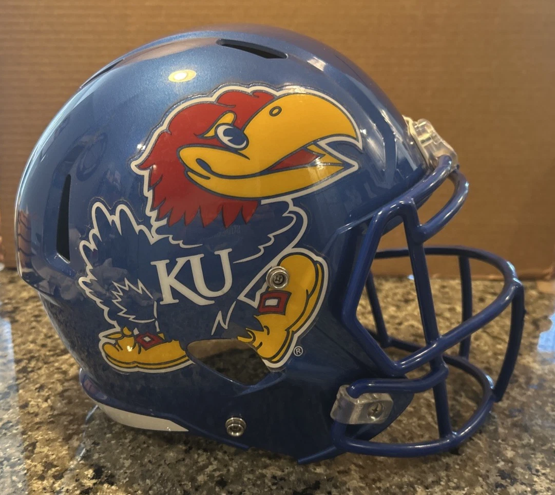 Kansas Jayhawks Blue NCAA Helmets for sale | eBay Kansas Jayhawks Blue NCAA Helmets for sale | eBay