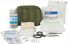 Elite First Aid Tactical Trauma Kit #1, Police EMS Military LE, TAN