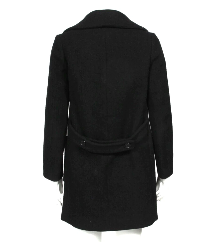 +J JIL SANDER x UNIQLO Gris Oscuro Mezcla de Lana Mujer Abrigo Chaqueta Talla S/146 Foto 4 de 4