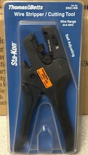 NEW Thomas & Betts ERG1-WS Sta-Kon Wire Cutter Stripper 34 to 8 AWG Self Adjust