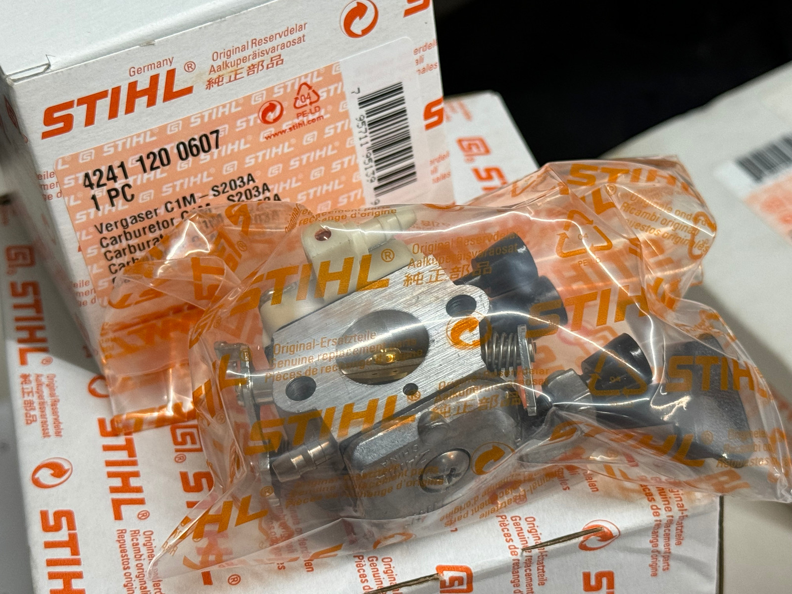 STIHL Carburetor 4241-120-0632 OEM For BG56, BG56C, BG86, BG86C, SH86 Leaf Blowers