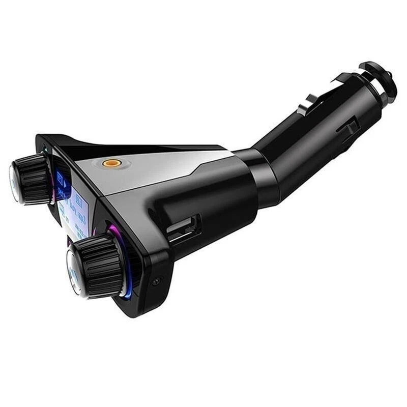 FM Transmitter Car MP3 Player Wireless Bluetooth LED Screen Stereo Audio Adapter Foto 4 de 4
