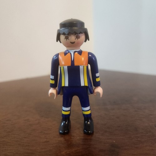 Vintage 1997 Playmobil Geobra Fire Fighter Figure Toy EMS