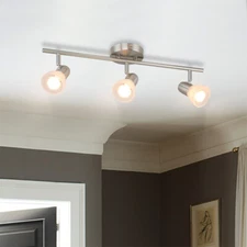 Track Lighting brushed nickel Modern Ceiling Light Fixture Track Light Kitchen
