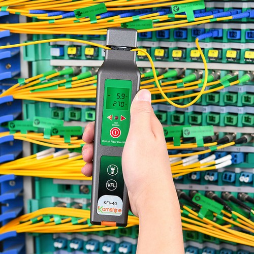 Conector Muiti 3-1 KFI-40 Identificador de fibra óptica en vivo Komshine con pantalla LED - Imagen 5 de 8