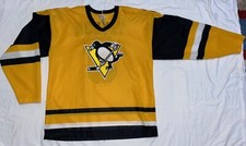1980-1984 Pittsburgh Penguins #3 vintage NHL hockey home Jersey Large CCM