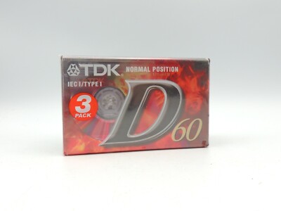 Lote De 4 Fitas Cassettes K7 Tdk 2 D 60 E 2 A 60 | Parcelamento sem juros