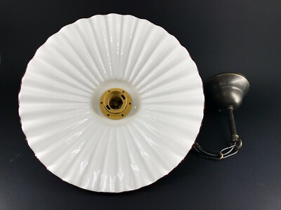 Audo JWDA suspension en laiton et verre opale