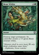 Beast Within - M3C Uncommon - MTG Magic Pack fresh