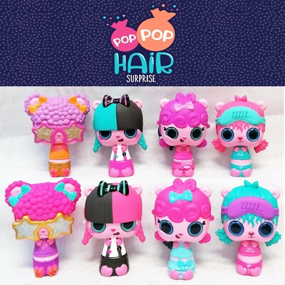 POP Hair Surprise Puppe Bürste Mit Langen Strähnen Haare Original Siegel