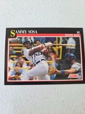 Sammy Sosa 1991 Score #256 Baseball Card Chicago White Sox + 2 Free Mystery Card