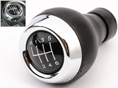 pour MINI COOPER S D ONE R55 R56 R60 CUIR POMMEAU LEVIER DE VITESSE 6 VITESSES