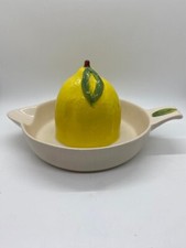 Ceramic Lemon Figural Juicer/Reamer by Lemon Orchard - B1