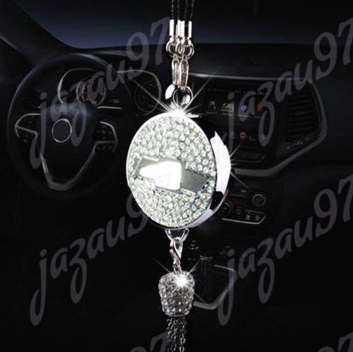 Universal CAR diamond logo Perfume Air Freshener Rearview Mirror Perfume Pendant - Picture 59 of 105