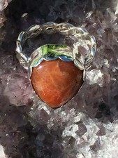 Pear Shaped Sunstone Ring