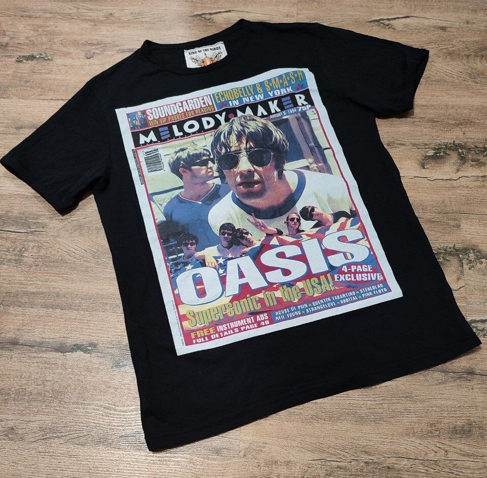Vintage Oasis Band T Shirt King Of Birds Liam Noel Gallagher