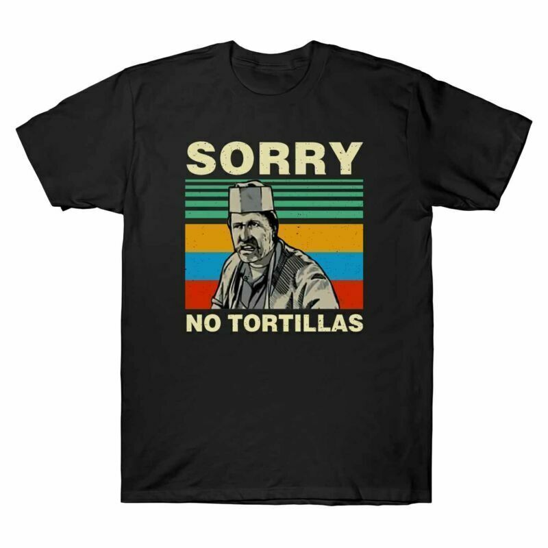 Sorry No Tortillas Funny Blood In Blood Vintage Gift Tee Men's Cotton T-Shirt