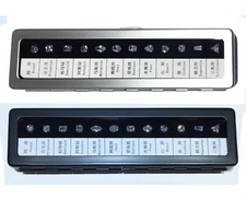 GIA Master Set 12CT DIAMOND Shaped Stone Grading TESTER Teaching Tools