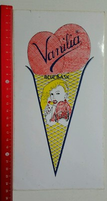 Aufkleber/Sticker A4: Vanilia Blue Basic (02031619)