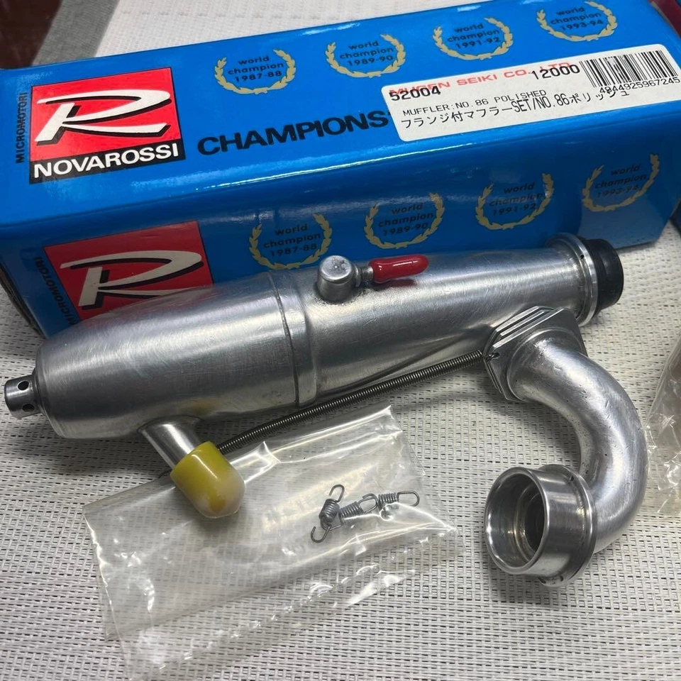 Novarossi Rx-21R 3.5cc Racing Engine Set with Muffler & Turbo Plugs, Used F/S - Image 2 of 4