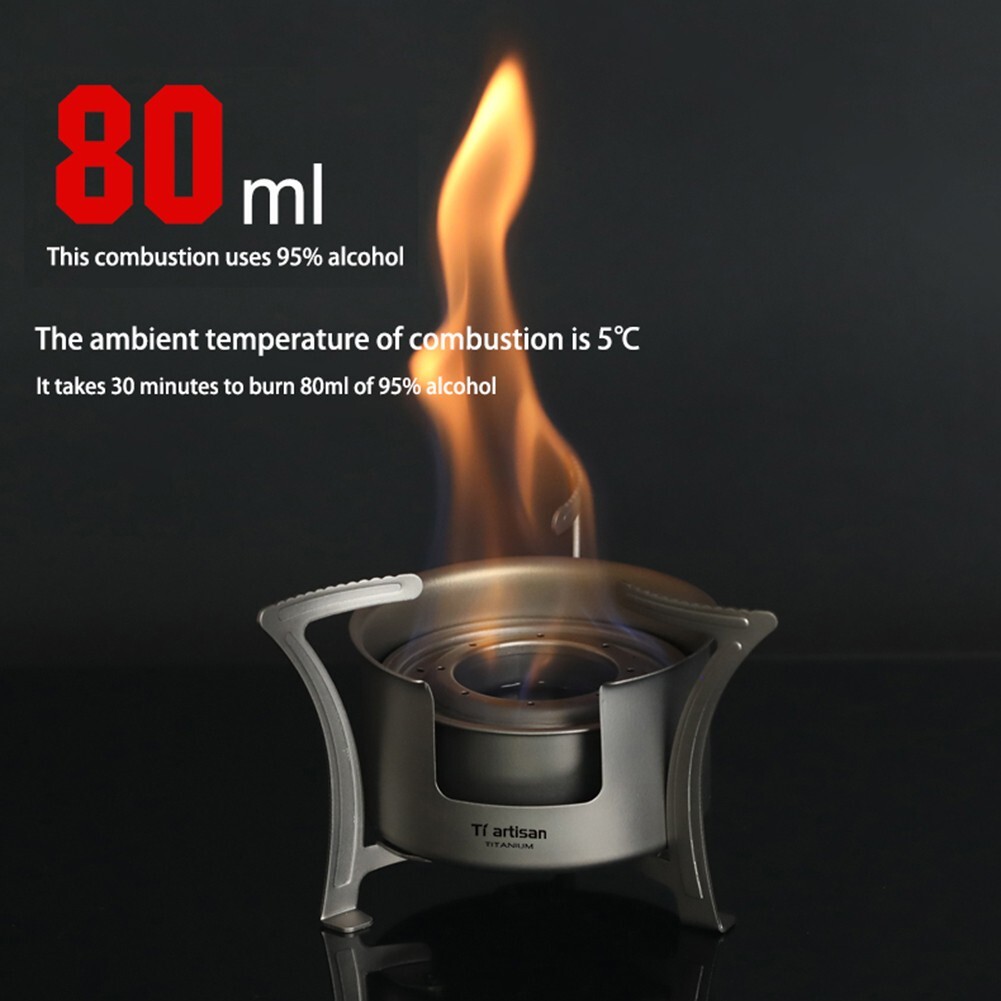 Wood Stove Alcohol Stove Safe With Storage Bag Double-layer Easy Flame  Regulator | eBay