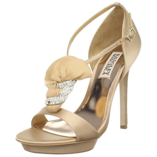 NIB Badgley Mischka Dani satin wedding 