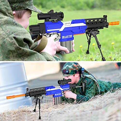 Semour Toy Gun for NERF Guns Automatic Sniper Bullets - Toys for Boys Kids Ag...