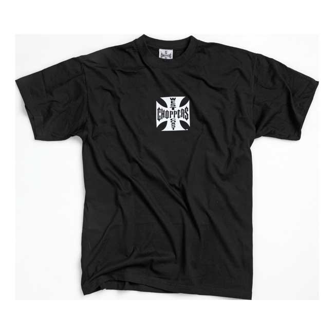 West Coast Choppers Original Cross TShirt Black/White Logo West Coast Choppers Original Cross TShirt Black/White Logo