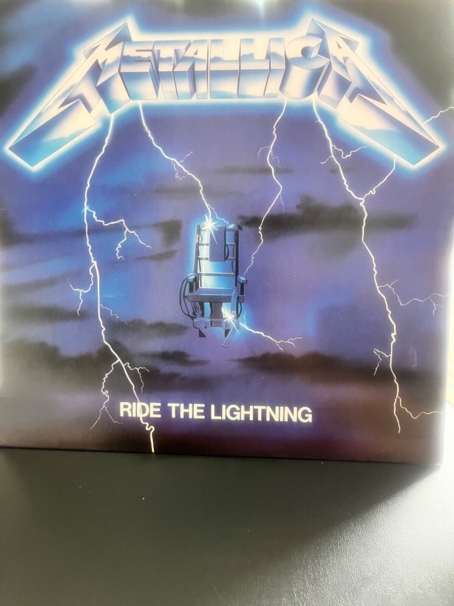 Metallica Ride The Lightning signed X4 members including Cliff